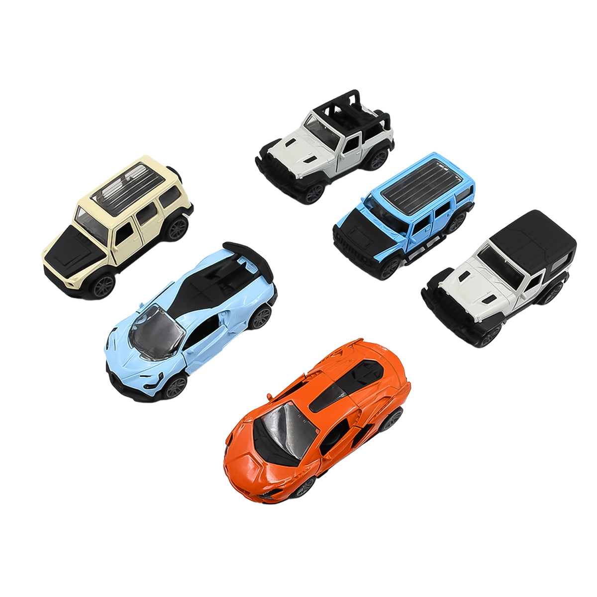 Mini Pull Back Car Widely Used By Kids (1 Pc Mix Color Design)