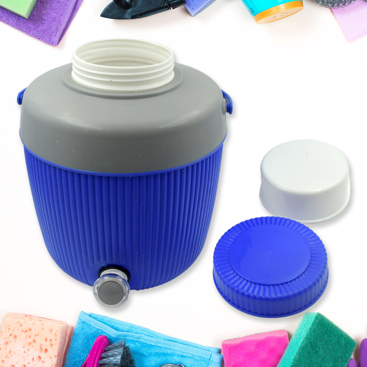 5751 Insulated Water Jug Insulated Plastic Water Jug With A Sturdy Handle Water Jug Camper With Tap Plastic Insulated Water Water Storage Cool Water Storage For Home Travelling (6000 Ml )