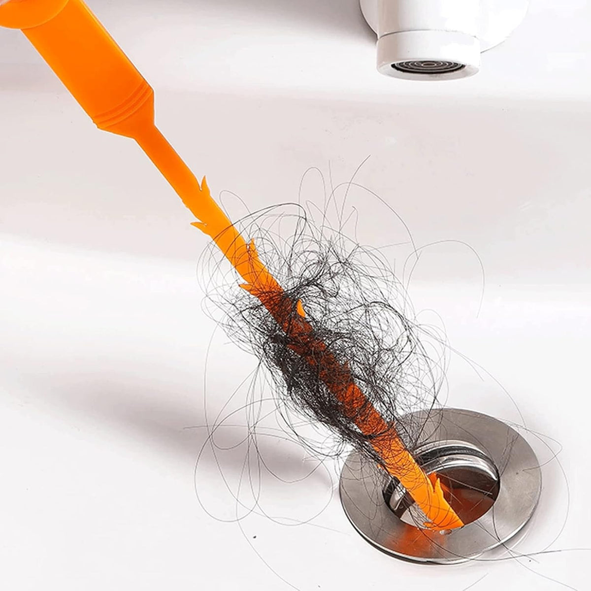 Flexible Sink Drain Cleaning Stick 50 Cm Long (Pack Of 3)