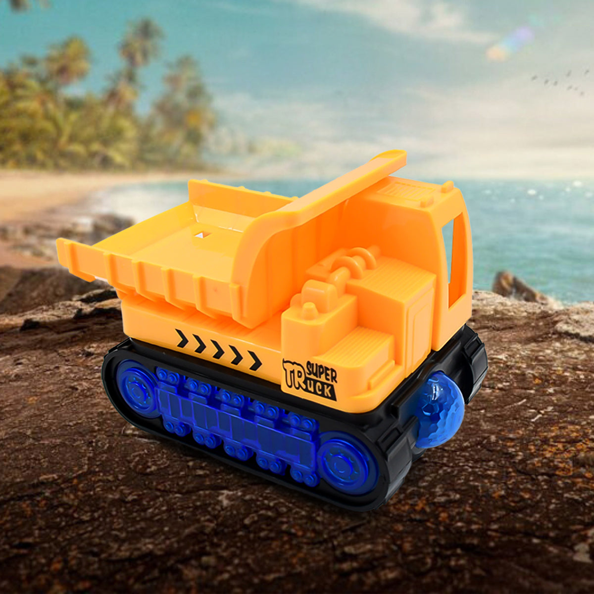 Engineering Vehicletoys For Kids - Self-driving Super Dump Truck Toy Self-driving Trucks Engineering Truck Electric Vehicle Toys Boys Birthday Gift Toys (1 Pc)