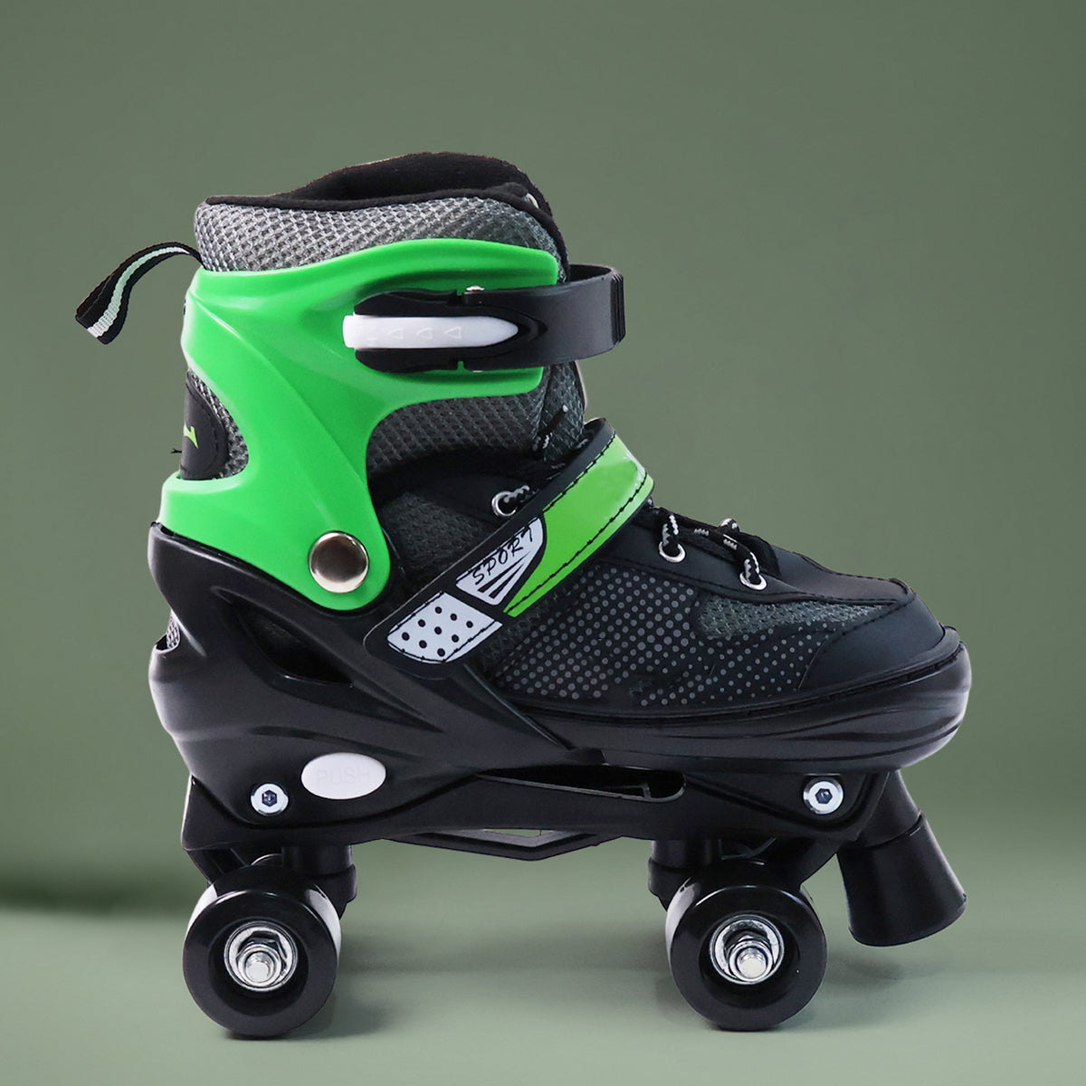 Adjustable Quad Roller Skates For Kids (Large 1 Pair)