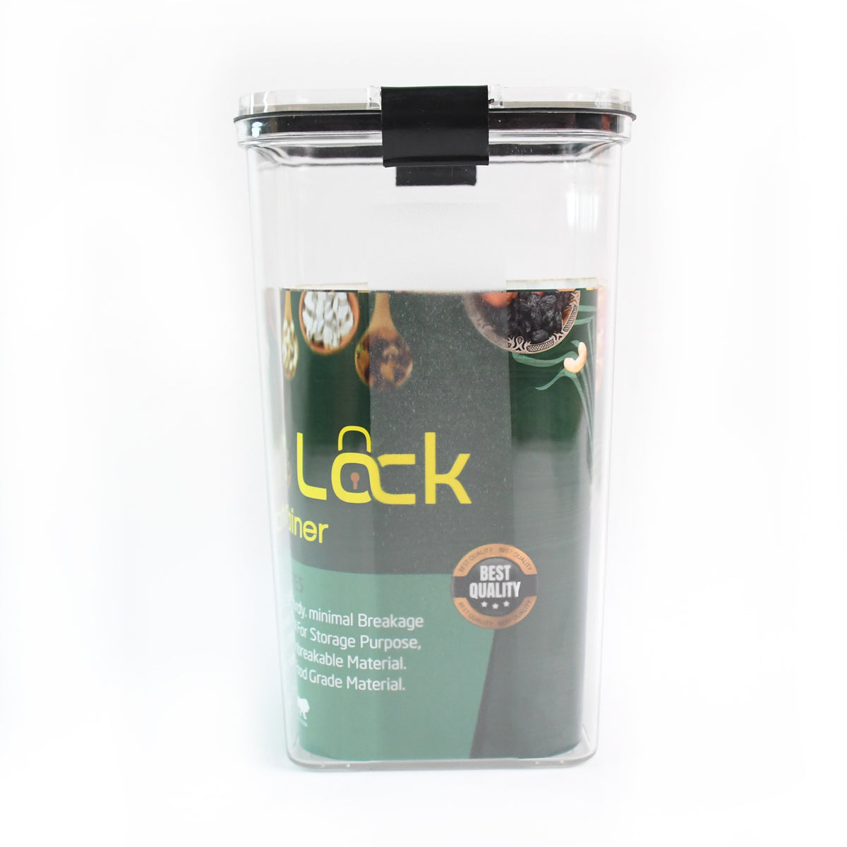 1700 Ml Airtight Lock Lock Plastic Storage Container (1 Pc)