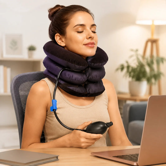 Three Layers Neck Traction Pillow