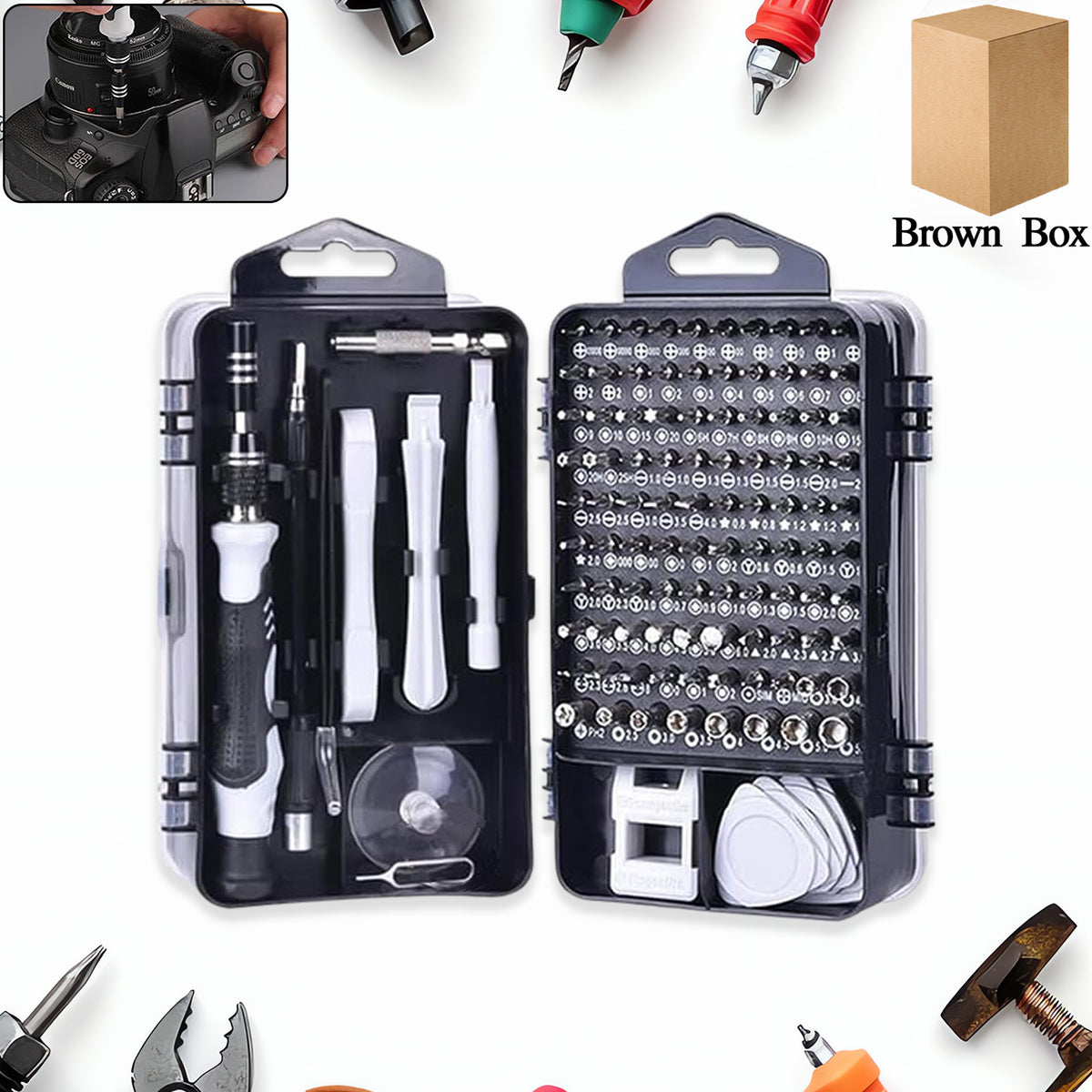 Precision Screwdriver Set (115-in-1  B Grade)