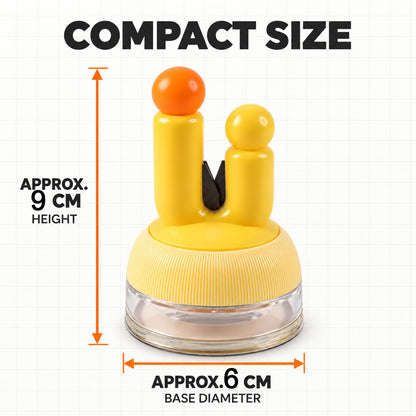 Suction Cup Manual Knife Sharpener With V Shaped Slot For Kitchen Use (1 Pc)