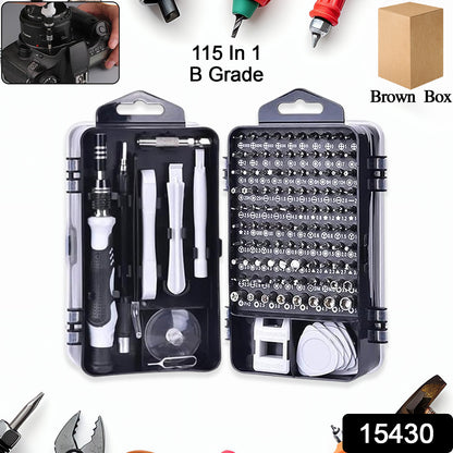 Precision Screwdriver Set (115-in-1  B Grade)