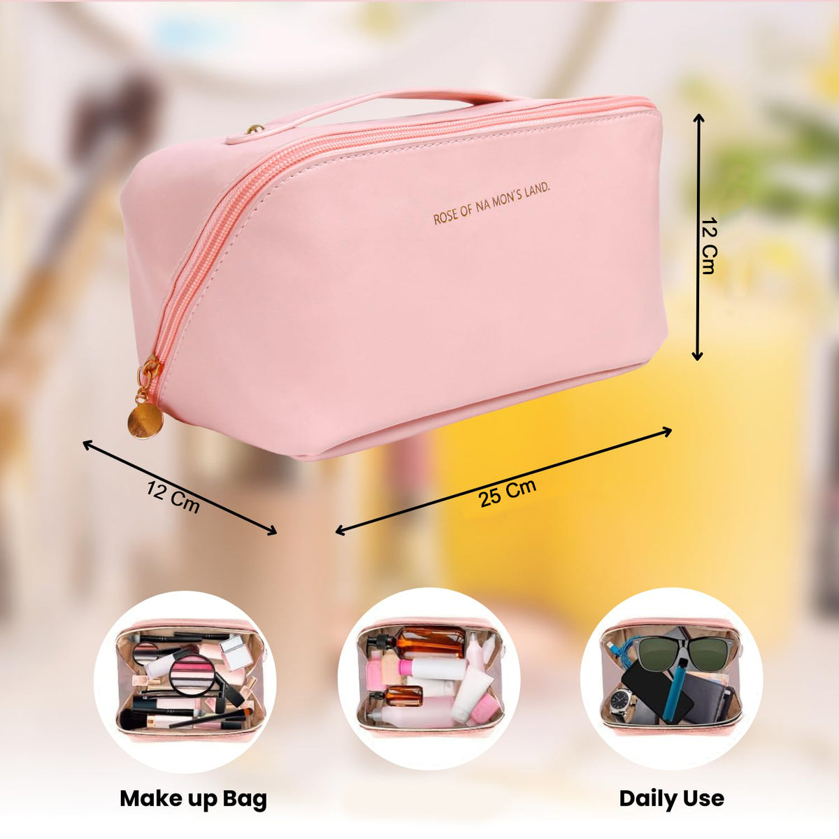 Portable Multipurpose Cosmetic Storage Pouch (1 Pc)
