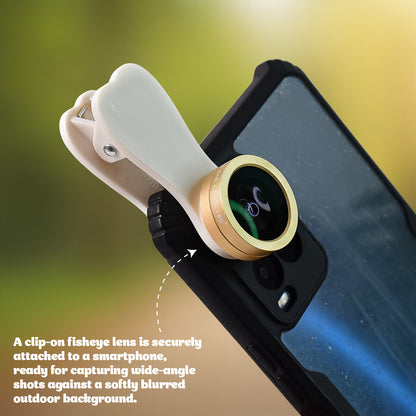 Universal Clip-on Mobile Camera Lens Kit (1 Set)