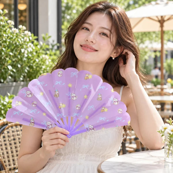 Folding Handheld Pretty Hand Fan Wedding Party Accessory Pocket Sized Fan For Wedding Gift Party Favors Diy Decoration Summer Holidays (1 Pc)