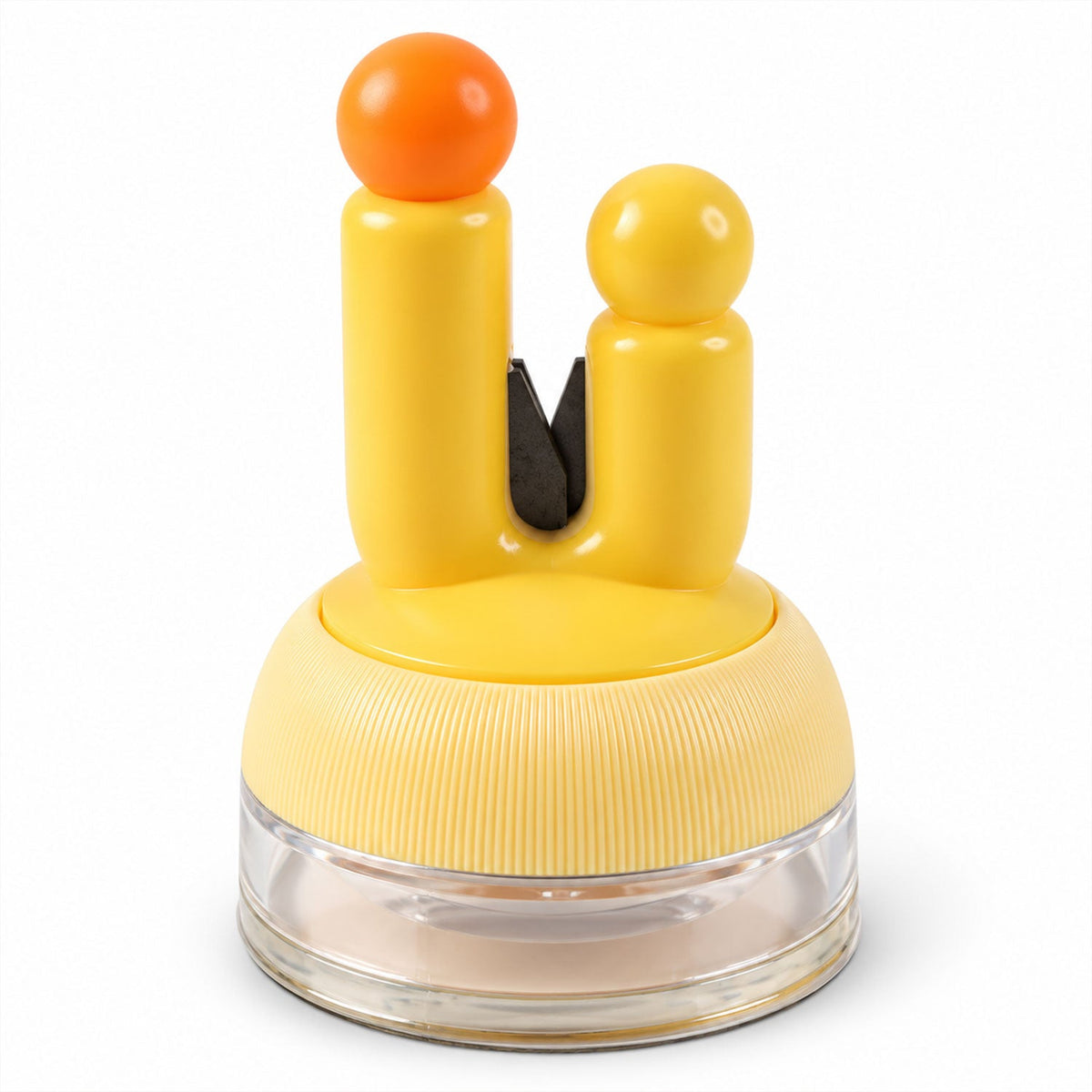 Suction Cup Manual Knife Sharpener With V Shaped Slot For Kitchen Use (1 Pc)
