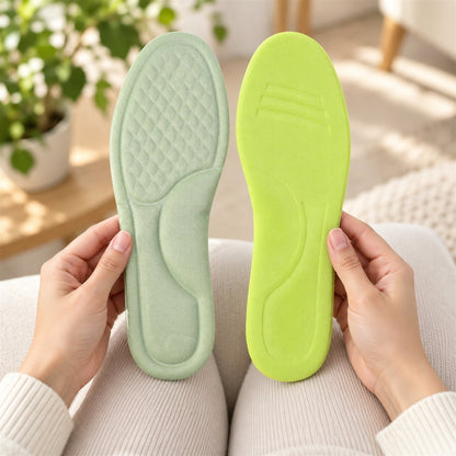 Soft Foam Shoe Insoles With Textured Surface For Daily Wear (1 Pair Size 35-36)