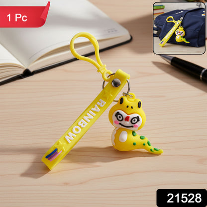Cute Cartoon Dinosaur Keychain (1 Pc)