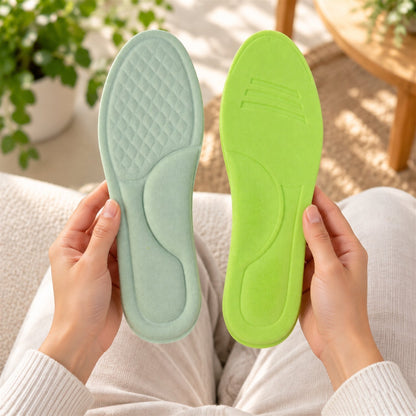 Soft Foam Shoe Insoles With Textured Surface For Daily Wear (1 Pair Size 39-40)