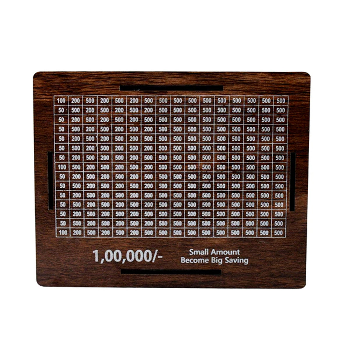 Big Wooden Savings Challenge Money Bank  Piggy Bank - (1 Pc)