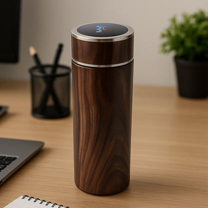 Luxury Digital Temperature Display Smart Flask  450 Ml Approx (1 Pc)