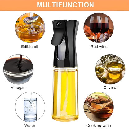 Plastic Oil Spray Bottle - Versatile Kitchen Gadgets (250 Ml Approx)