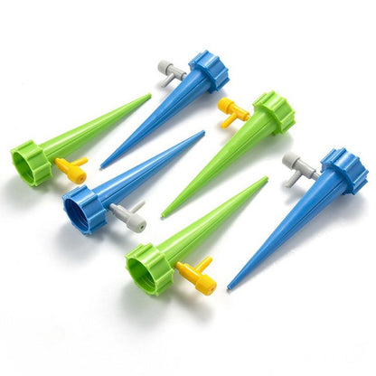 Plant Watering Spikes Self Watering Spikes Water Dripper For Plants Adjustable Plant Watering Devices With Slow Release Control Valve Switch (1pc)