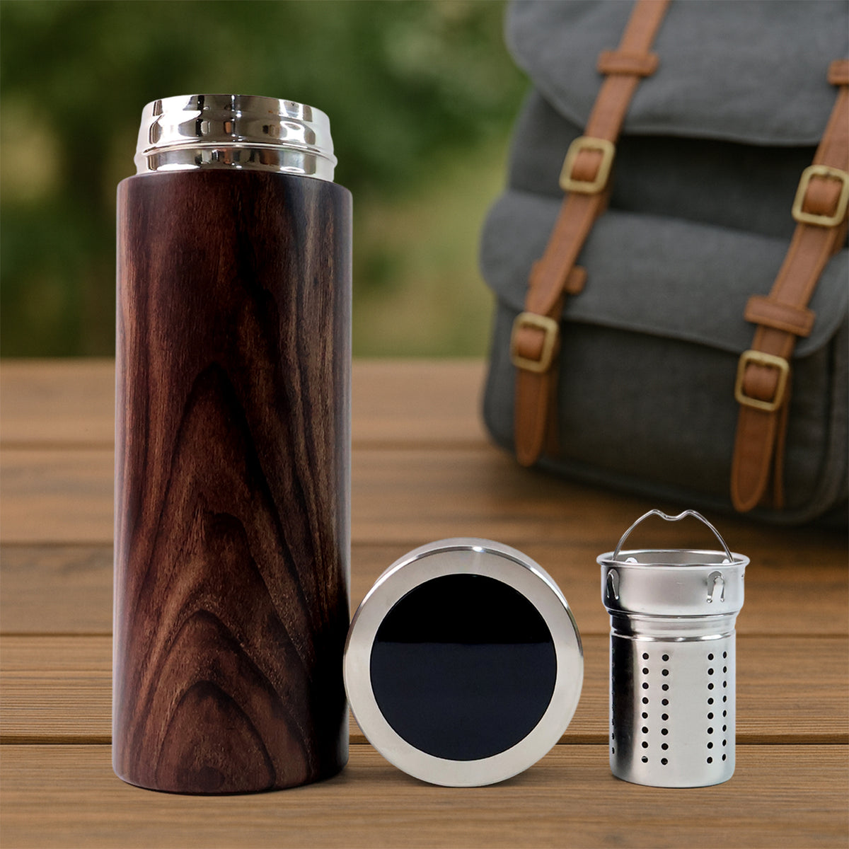 Luxury Digital Temperature Display Smart Flask  450 Ml Approx (1 Pc)