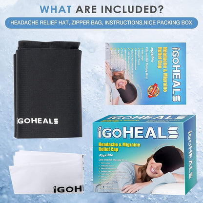 Hot  Cold Therapy Headache Relief Cap (1 Pc)