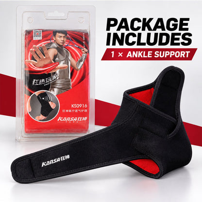 Adjustable Ankle Support Brace With Wrap Strap For Everyday Comfort Wear (1 Pc)