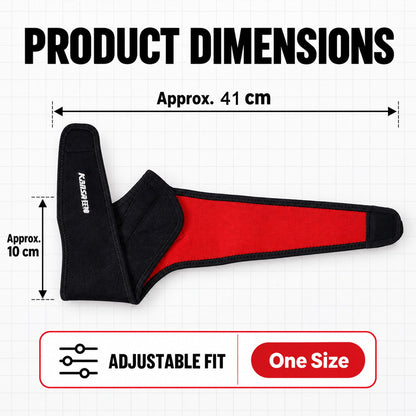 Adjustable Ankle Support Brace With Wrap Strap For Everyday Comfort Wear (1 Pc)