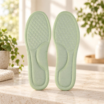 Soft Foam Shoe Insoles With Textured Surface For Daily Wear (1 Pair Size 35-36)