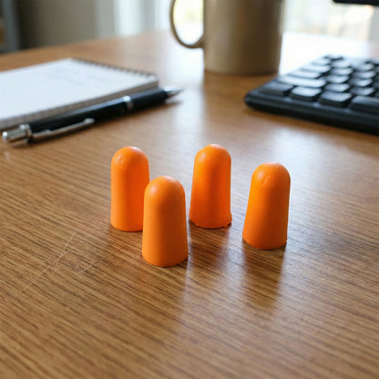 Soft Foam Noise Reduction Ear Plugs With Storage Case (4 Pair  8 Pcs)