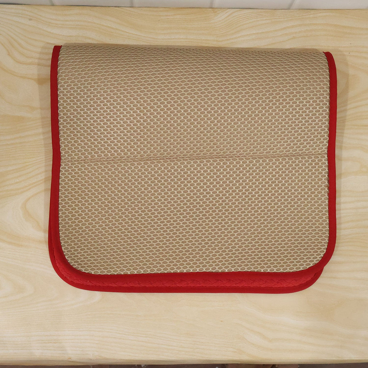 Padded Bathroom Floor Mat With Textured Top And Mesh Back (1 Pc 70x40 Cm)