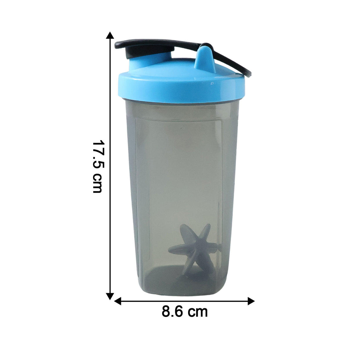 600 Ml Plastic Prime Gym Shaker Bottle (1 Pc)