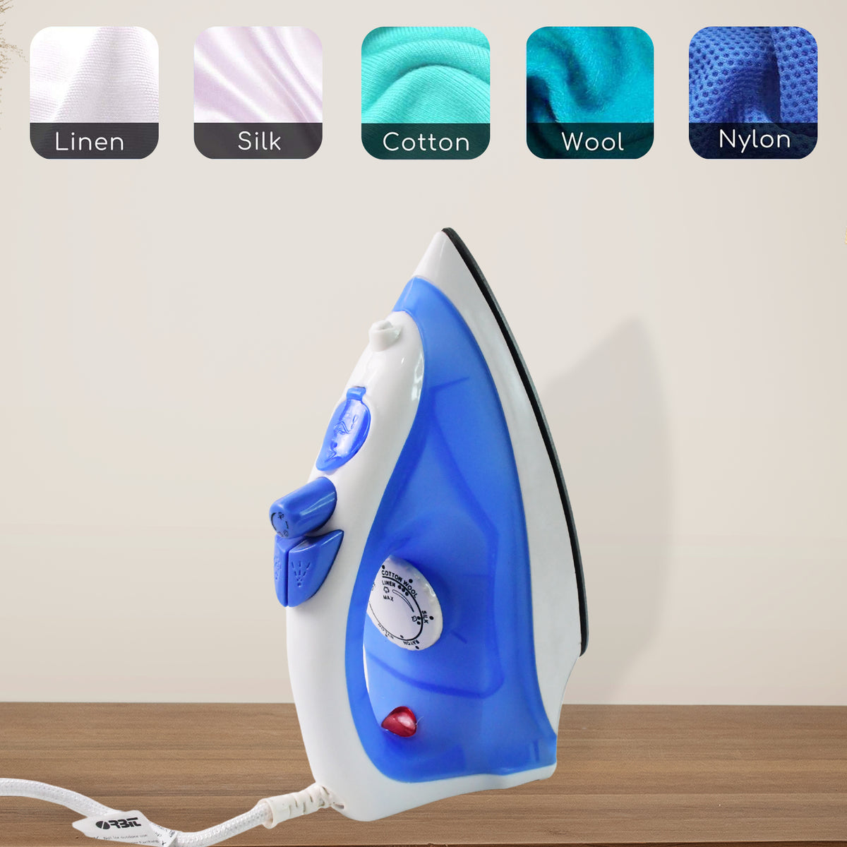 Orbit High-performance 1200w Steam Iron (1 Pc)