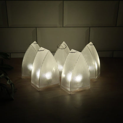 Led Flameless Decorative Lantern Lights - (5 Pc  Set)