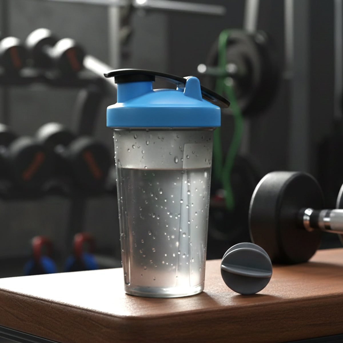 600 Ml Plastic Prime Gym Shaker Bottle (1 Pc)