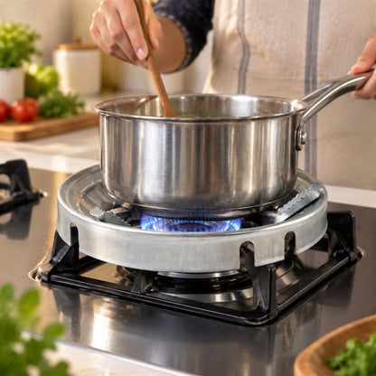 Gas Stove Burner Stand Windproof Energy Saving Ring With Pan Support (1 Pc)
