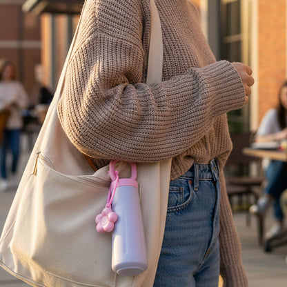 450 Ml Approx Cute Portable Water Bottle (1 Pc)