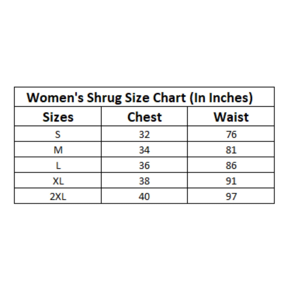 Women's Chiffon Printed Short Sleeves Shrug (White - Purple)
