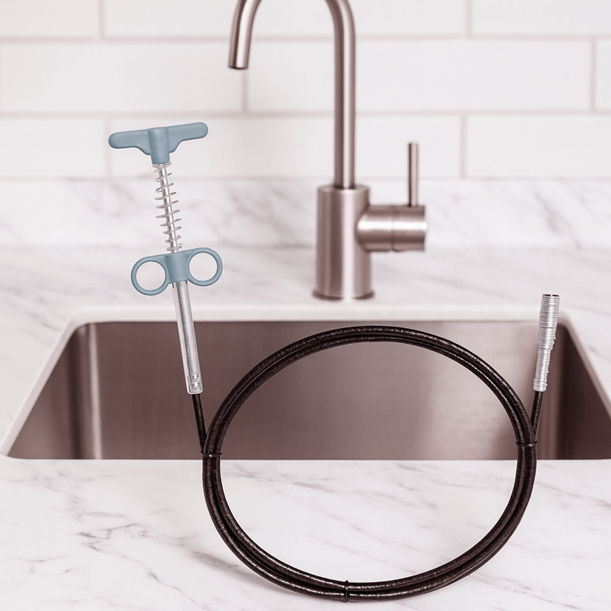 Flexible Sink  Drain Cleaning Spring Tool (58 Cm 1 Pc)