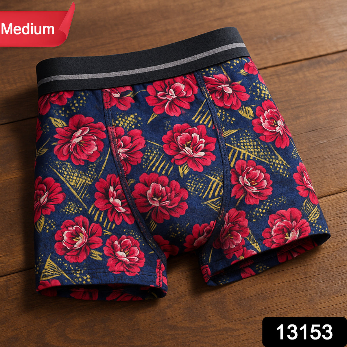 Mens Stretch Boxer Briefs - (Medium  1 Pc)