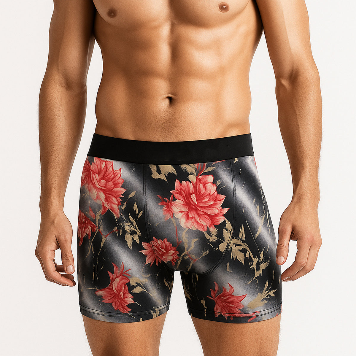 Mens Stretch Boxer Briefs - (Large  1 Pc)