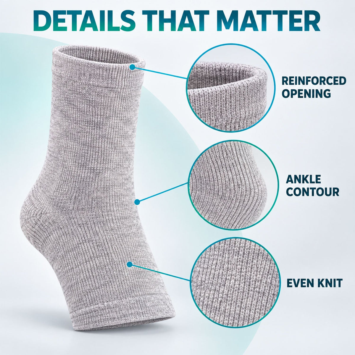 Soft Stretchable Open Toe Ankle Support Sleeve For Daily Comfortable Wear (1 Pc)