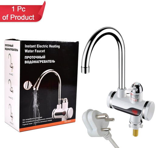 Stainless Steel Led Digital Display Instant Heating Electric Water Heater Faucet Tap