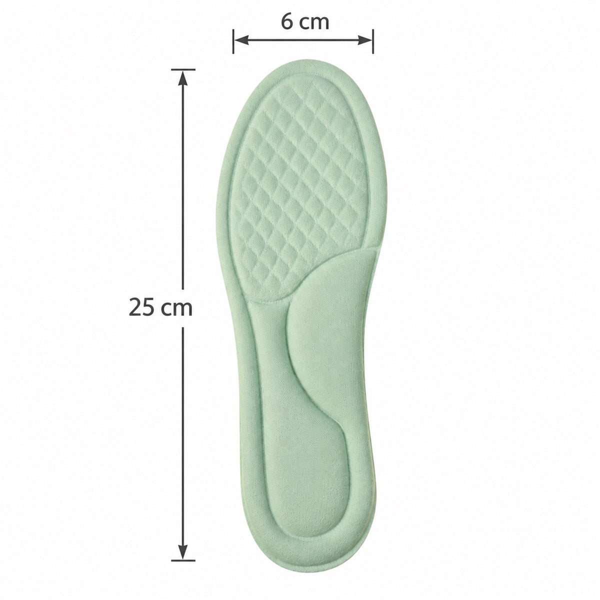 Soft Foam Shoe Insoles With Textured Surface For Daily Wear (1 Pair Size 39-40)