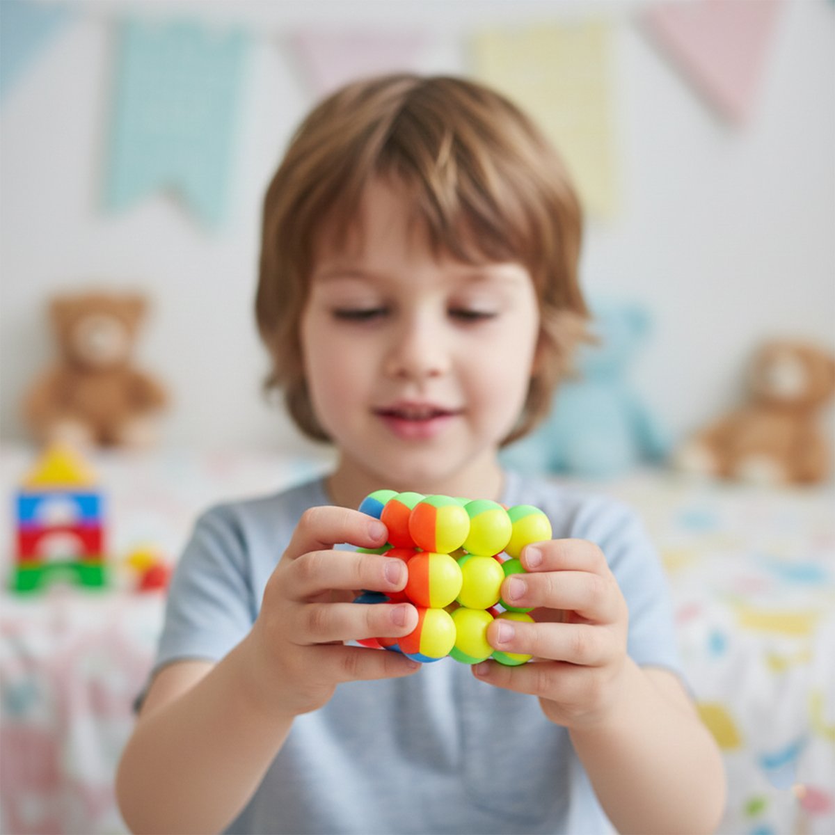 Speed Ball Cube Toy  Colorful Puzzle Cube
