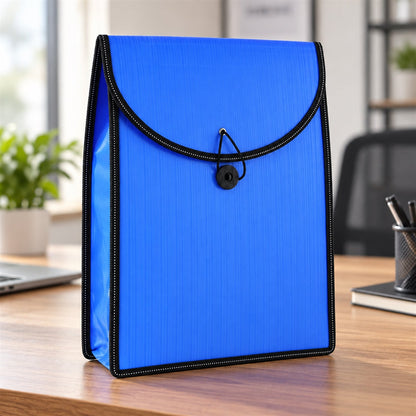 Plastic Expanding File Folder With Elastic Closure For Documents (34 X 26 Cm)